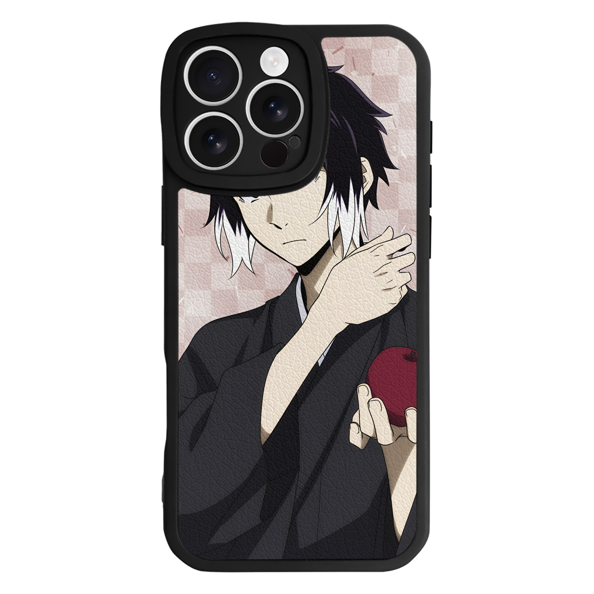 （画像用） 文豪ストレイドッグス Bungo Stray Dogs 【iPhone 16シリーズ対応】シリコンスマホケース（レザー調） 材質：シリコン